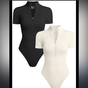 QQQ Black bodysuit